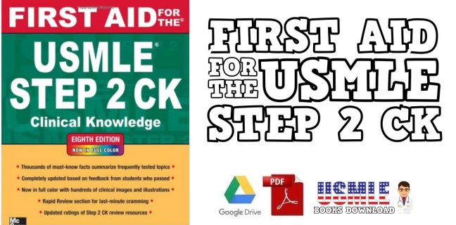 First Aid for the USMLE Step 2 CK 8th Edition PDF Archives USMLE