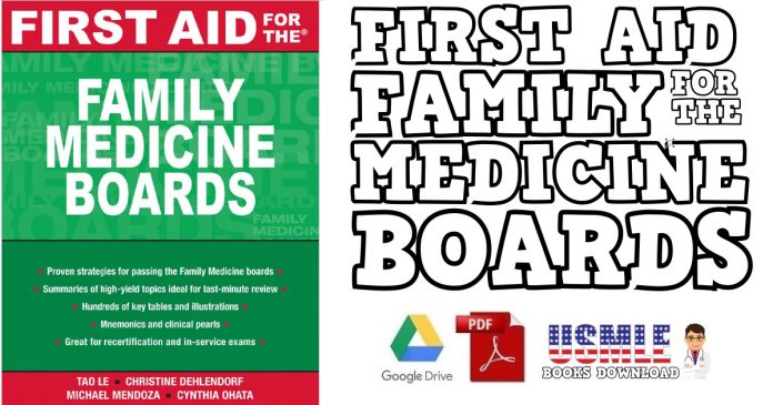 First Aid for the Family Medicine Boards 1st Edition PDF