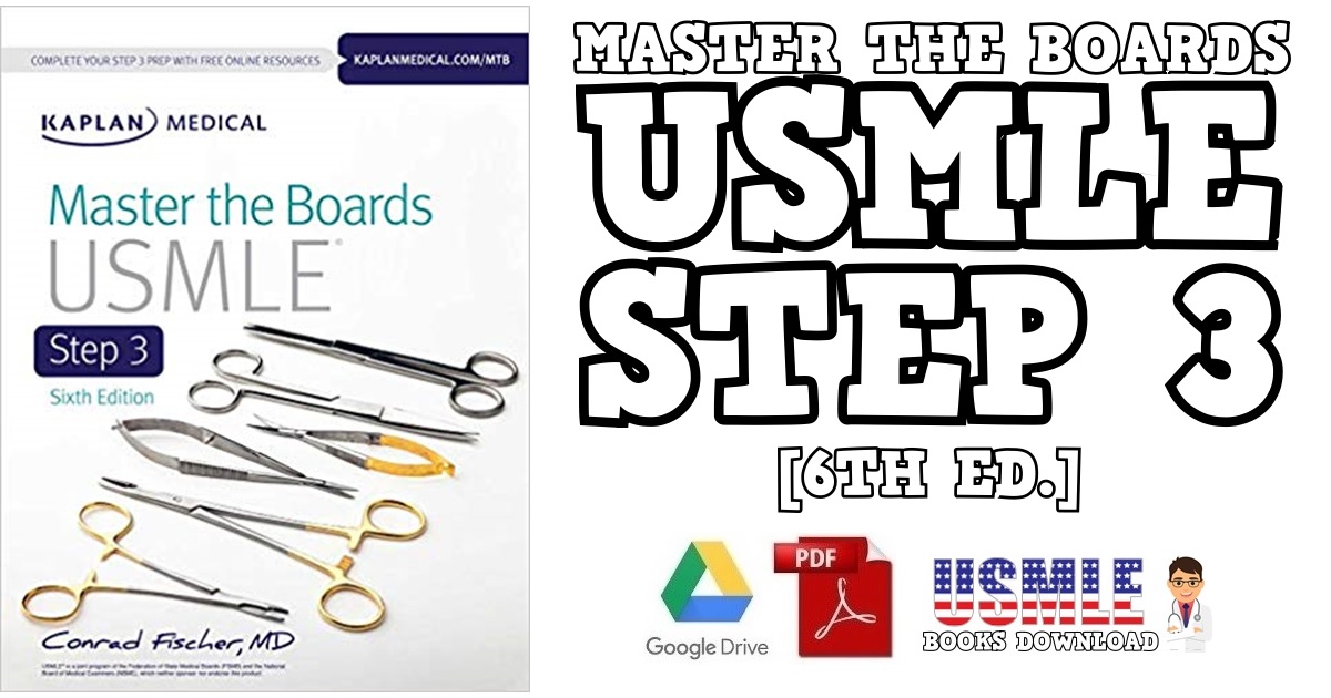 Master the Boards USMLE Step 3 6th Edition PDF
