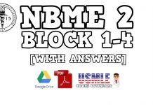 NBME 2 Block 1-4 (With Answers) PDF