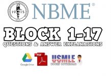 NBME Block 1-17 Questions & Answers Explanations PDF