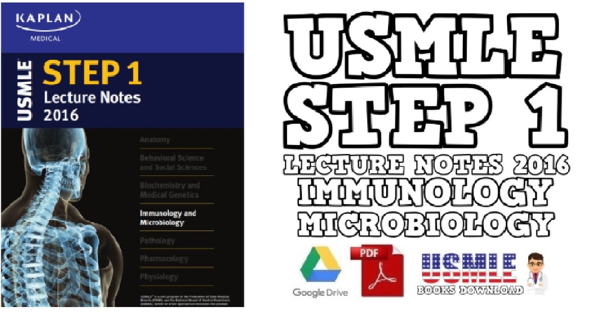USMLE Step 1 Lecture Notes 2016: Immunology and Microbiology PDF