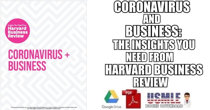Coronavirus and Business: The Insights You Need from Harvard Business Review PDF