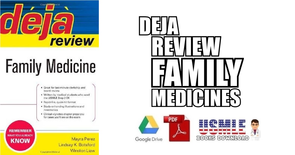 Deja Review Family Medicine PDF