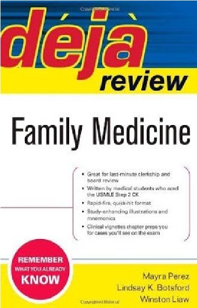 Deja Review Family Medicine PDF