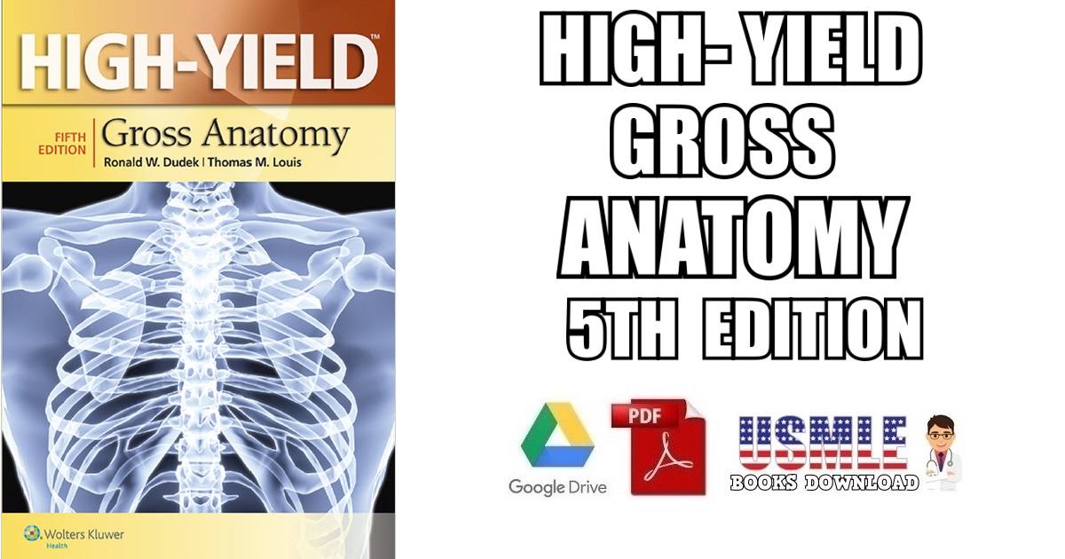 High-Yield™ Gross Anatomy 5th Edition PDF 