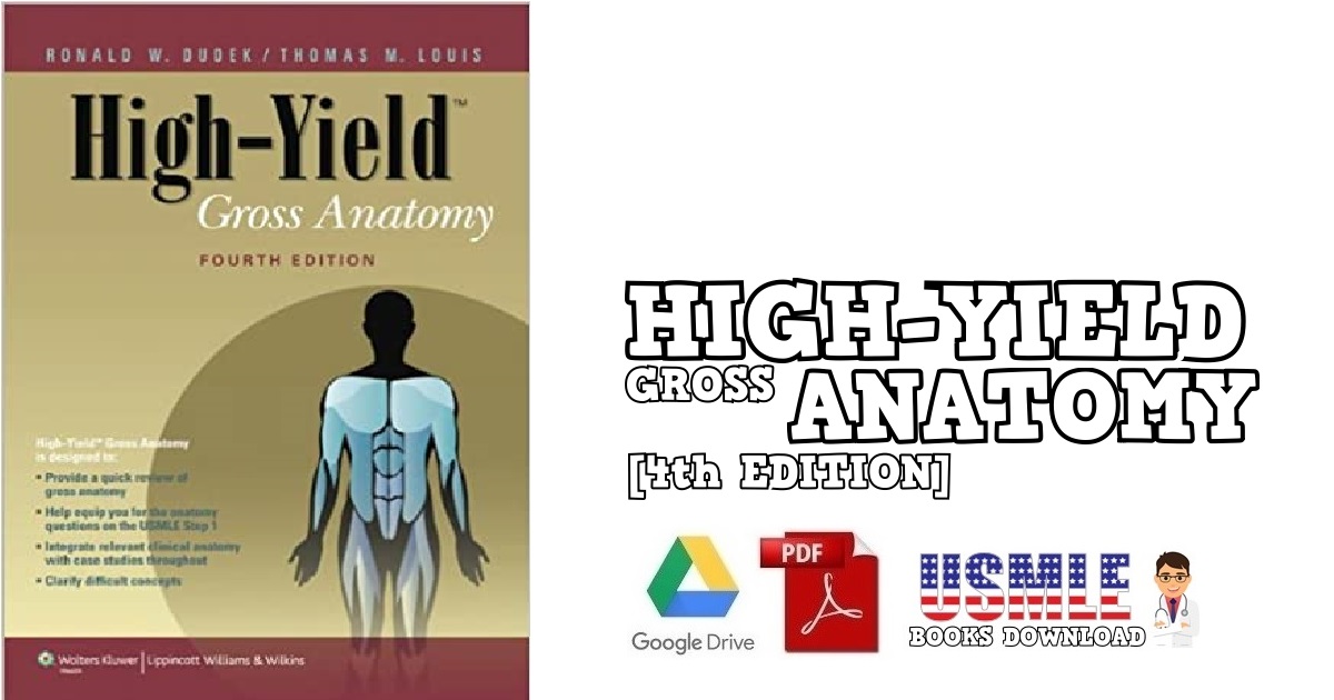 High-Yield Gross Anatomy 4th Edition PDF