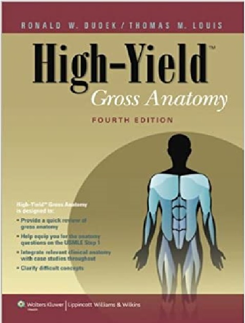 High-Yield Gross Anatomy 4th Edition PDF 