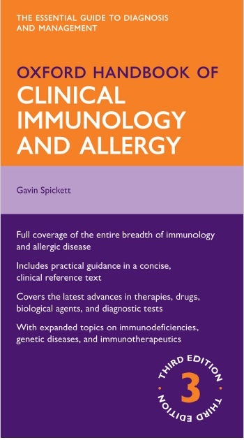 Oxford Handbook Of Clinical Immunology And Allergy PDF 