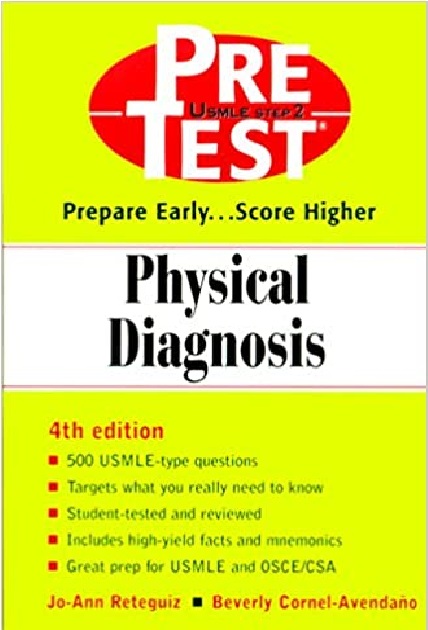 Physical Diagnosis PreTest Self-Assessment and Review 4th Edition PDF