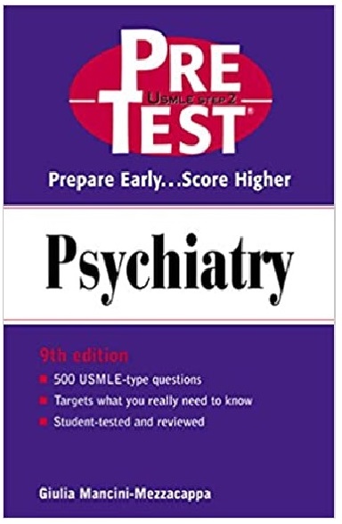 Psychiatry: PreTest Self-Assessment and Review 9th edition PDF