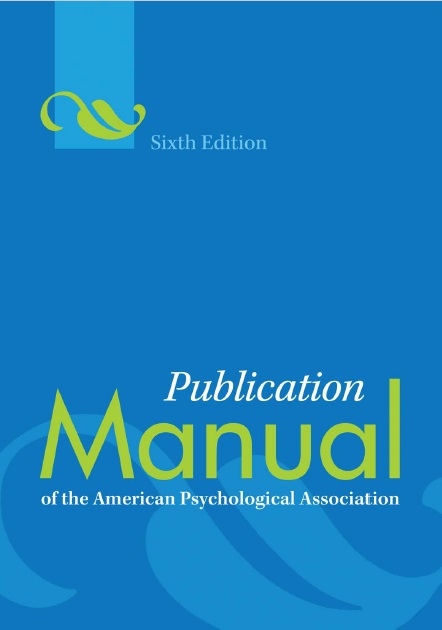 Publication Manual of the American Psychological Association 6th Edition PDF 