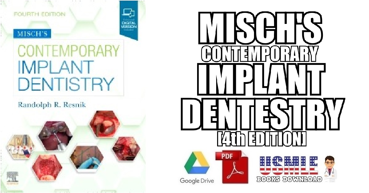 Misch's Contemporary Implant Dentistry 4th Edition PDF
