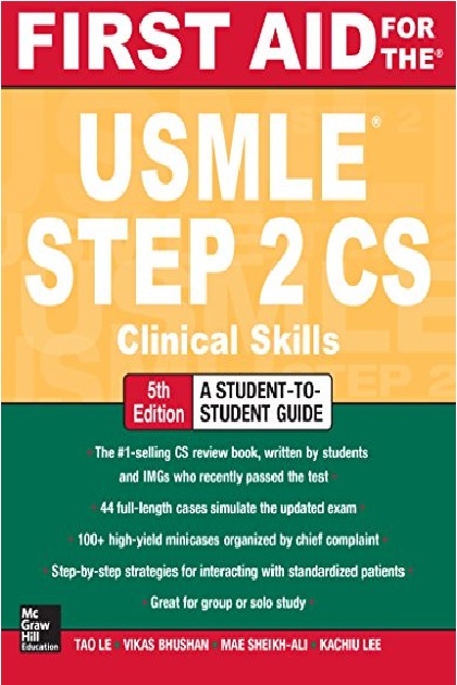 First Aid for the USMLE Step 2 CS, 5th Edition PDF