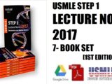 USMLE Step 1 Lecture Notes 2017 7-Book Set 1st Edition PDF