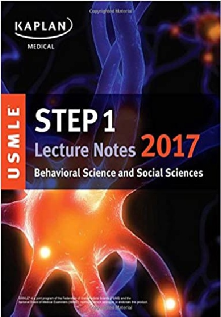 USMLE Step 1 Lecture Notes 2017: Behavioral Science and Social Sciences 1st Edition PDF