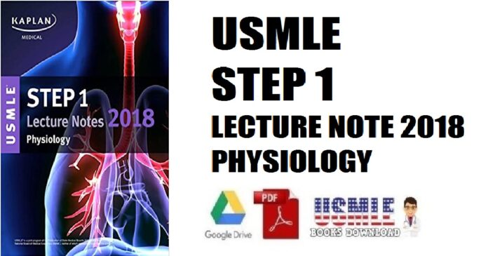 USMLE Step 1 Lecture Notes 2018 Physiology PDF