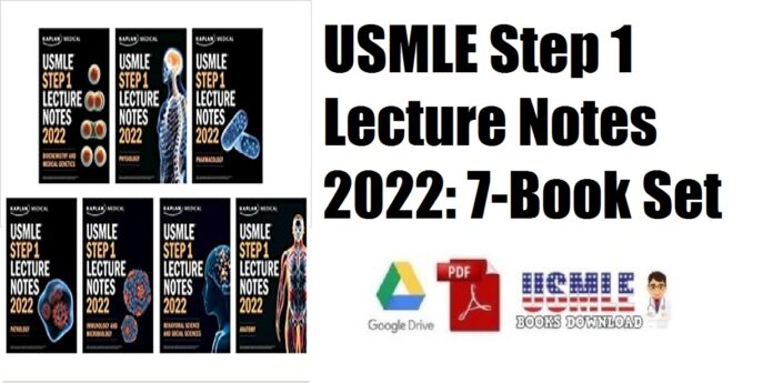 USMLE Step 1 Lecture Notes 2022 7-Book Set PDF