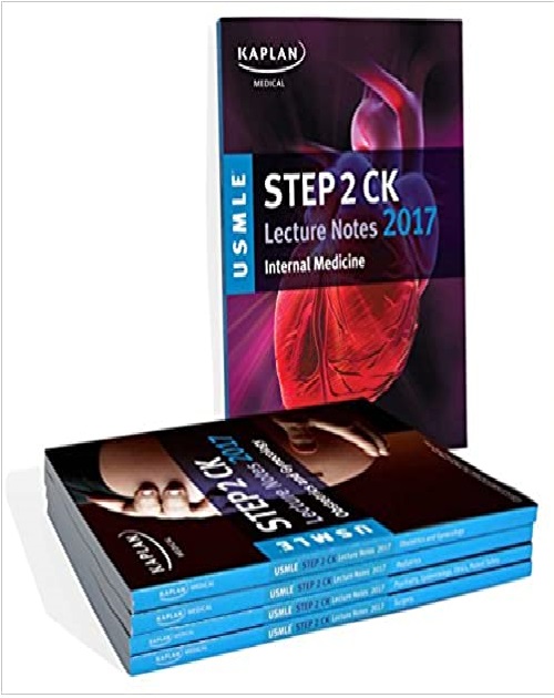 USMLE Step 2 CK Lecture Notes 2017 5 Book Set Complete Set (Kaplan Test Prep) 1st Edition PDF