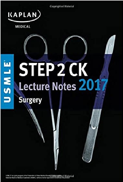 USMLE Step 2 CK Lecture Notes 2017: Surgery 1st Edition PDF