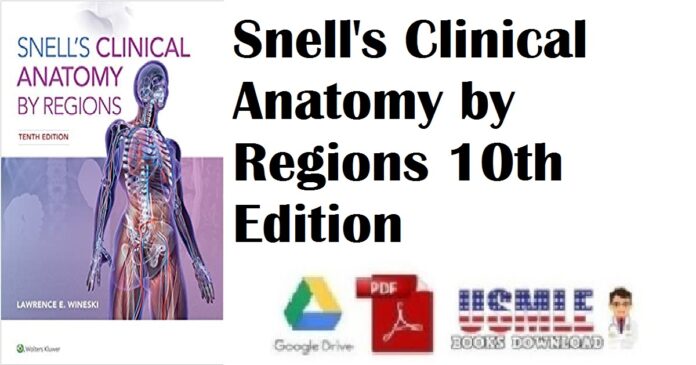 Snell's Clinical Anatomy by Regions 10th Edition PDF Free Download