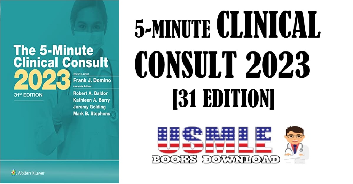 5-Minute Clinical Consult 2023 31st Edition PDF 