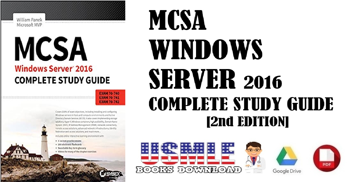MCSA Windows Server 2016 Complete Study Guide 2nd Edition PDF 