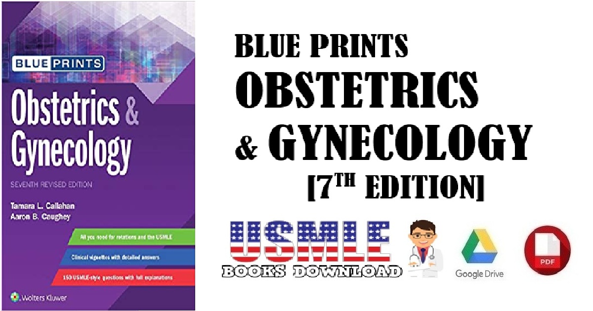 Blueprints Obstetrics & Gynecology (Blueprints Series) 7th Edition PDF