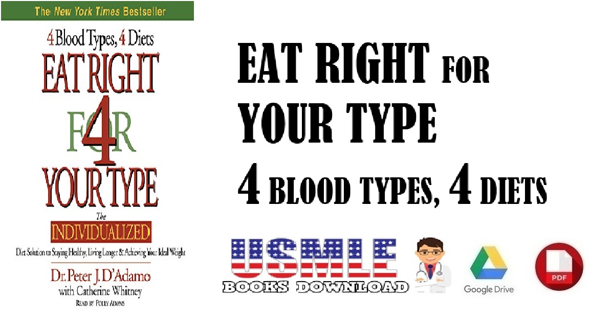 Eat Right for your Type 4 Blood Types, 4 Diets PDF