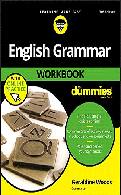 English Grammar Workbook For Dummies with Online Practice 3rd Edition PDF