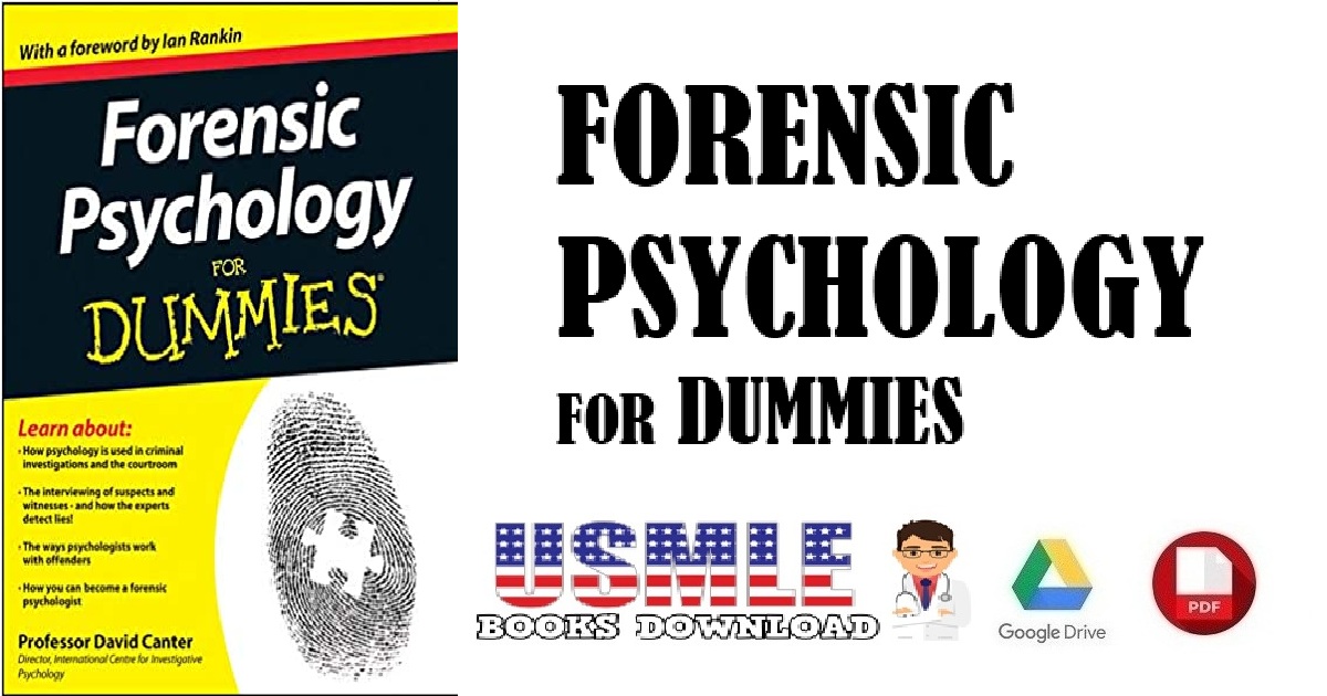 Forensic Psychology For Dummies PDF