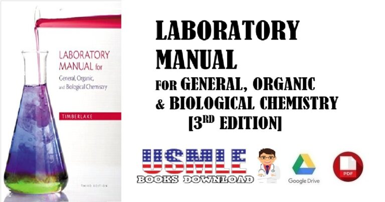 Laboratory Manual For General Organic Biological Chemistry 3rd Edition PDF Free Download 768x403 