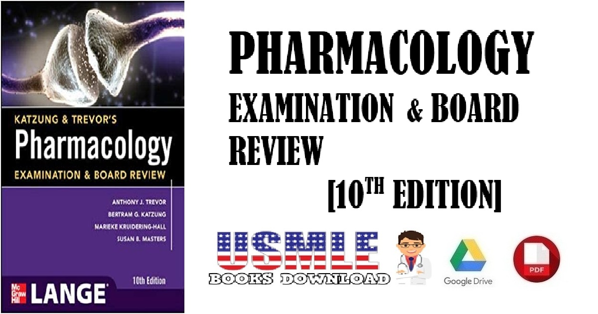 Pharmacology Examination & Board Review (Lange Medical Books) 10th Edition PDF
