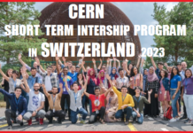 CERN Short Term Internship Program in Switzerland 2023