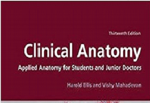 Clinical Anatomy: Applied Anatomy for Students & Junior Doctors 13th Edition PDF