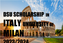 University of Milan DSU Scholarship in Italy