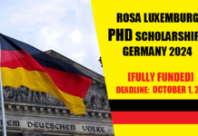 Fully Funded Rosa Luxemburg Scholarships in Germany 2024